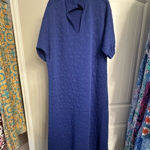 Elegant Blue Maxi Dress